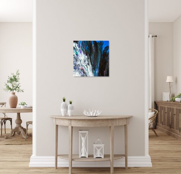 Akrüülmaal valamistehnikas 40 x 40 cm