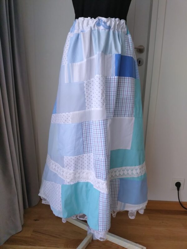 Upcycled seelik meestesärkidest – suurus S–M